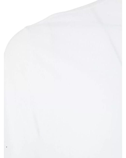 Zanone White Long-Sleeve Polo Shirt for men