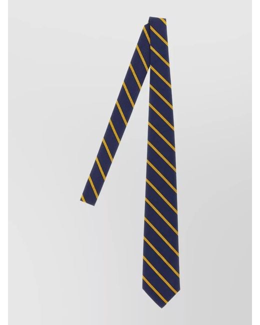 Polo Ralph Lauren Blue Silk Striped Tie for men