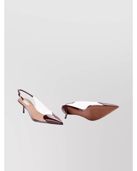 Alaïa Pink Heart Slingbacks