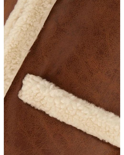 DSquared² Brown Eco Shearling Jacket