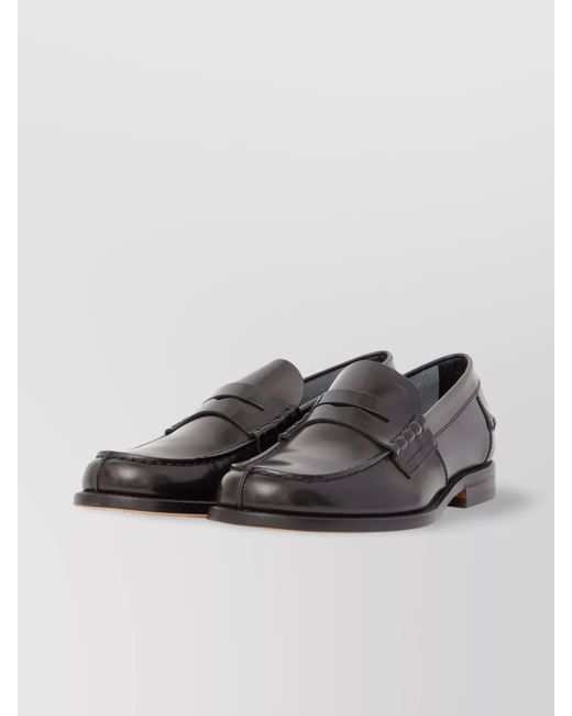 Tod's Gray Leather Loafers for men