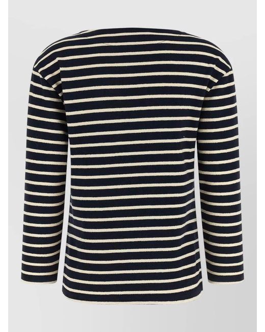 A.P.C. Black Striped Sweater