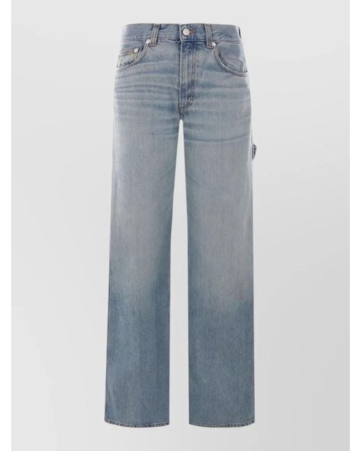 Haikure Blue Winona Straight Leg Denim Pants
