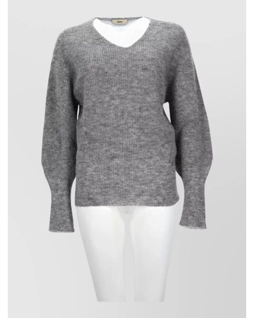 Herno Gray Sweatshirt