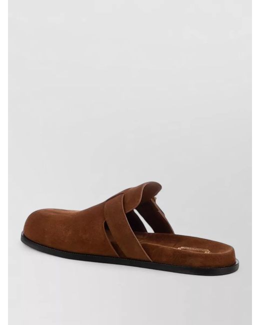 Dior Brown Leather Mules