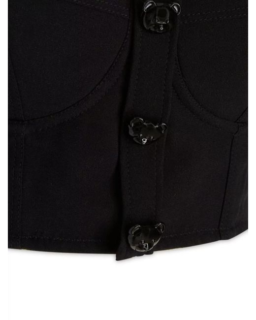 Moschino Black Knit Top