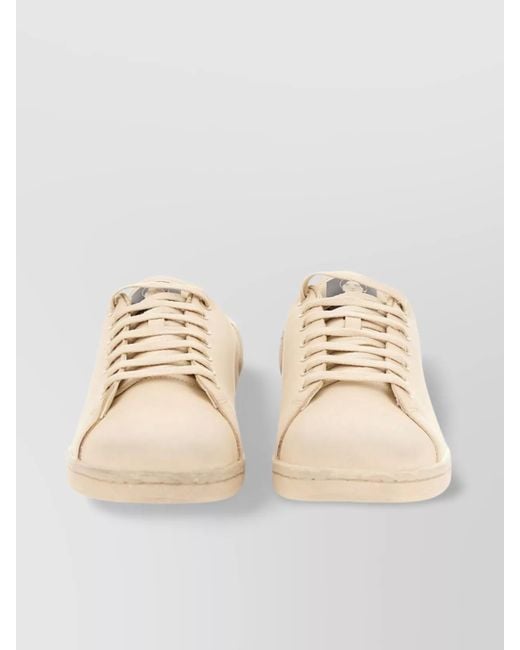 Raf Simons Natural Leather Low-Top Sneakers for men