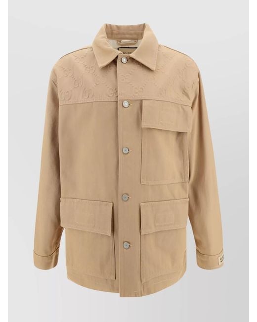 Gucci Natural Cotton Jacket for men