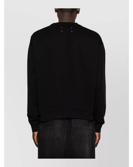 Maison Margiela Black Cotton Tank Top for men