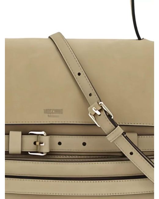 Moschino Natural Leather Tote Bag