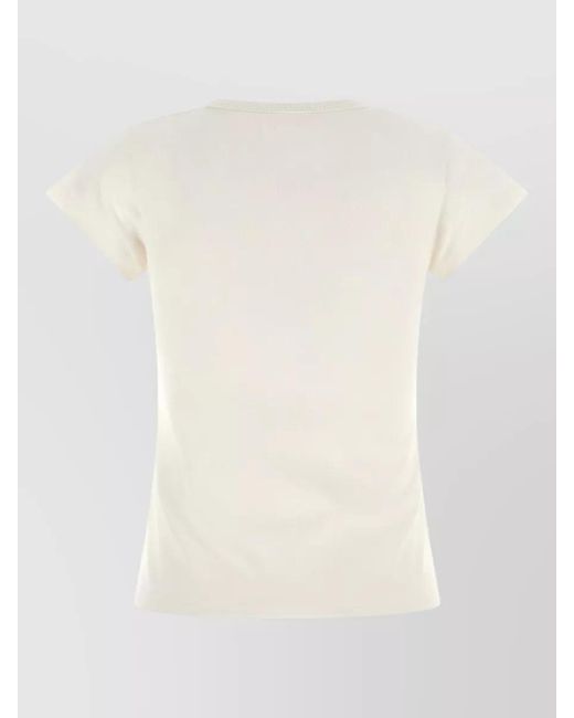 Moncler Natural Graphic Print T-Shirt
