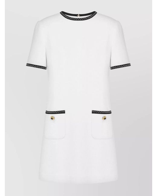 Moschino White Mini Dress