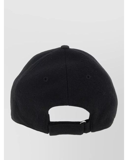 Ballantyne Black Felt Logo-Patch Cap for men