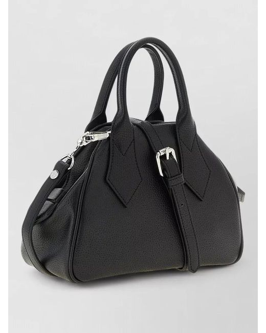 Vivienne Westwood Black Yasmine Small Tote Bag Adjustable Strap