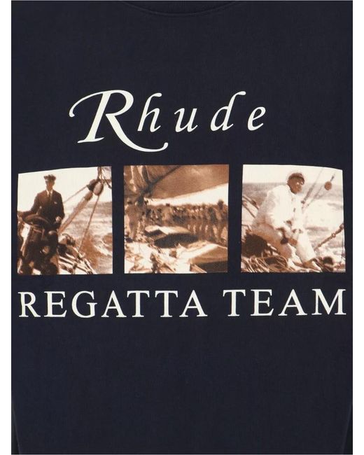 Rhude Blue T-Shirt for men