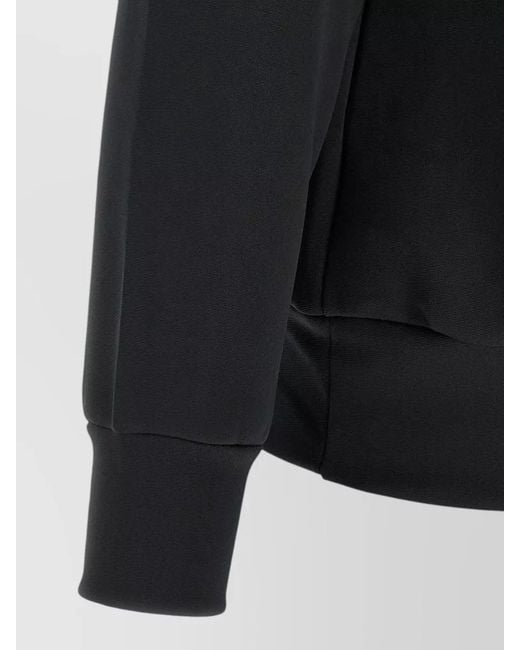 COMME DES GARÇONS PLAY Black Polyester Zip-Up Hoodie for men