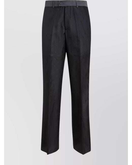 Dior Blue Trousers With Side Stripe And Pockets for men