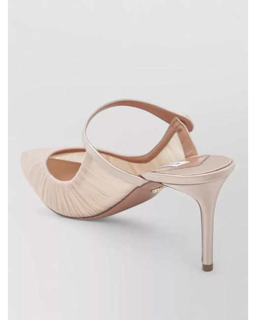Aquazzura Pink Pumps Open Back Pointed Toe Stiletto Heel