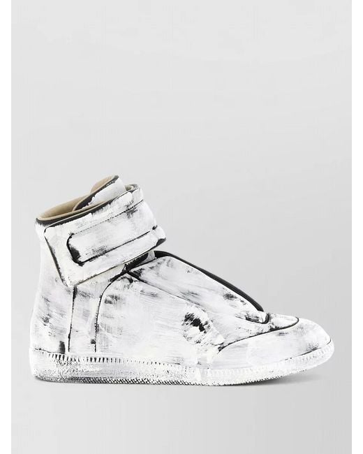 Maison Margiela White Future High Top Sneakers Round Toe Sole for men