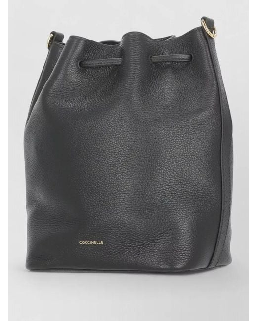Coccinelle Black Leather Shoulder Bag
