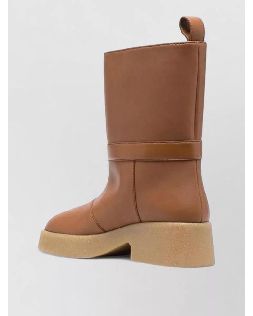 Stella McCartney Brown Polyethylene Rain Boots