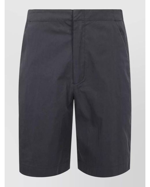 OAMC Blue Vapor Shorts Back Pocket Side Pockets