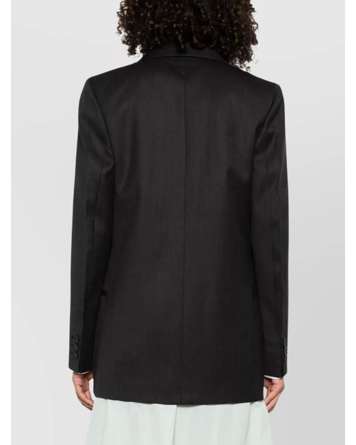 Prada Black Virgin Wool Blazer