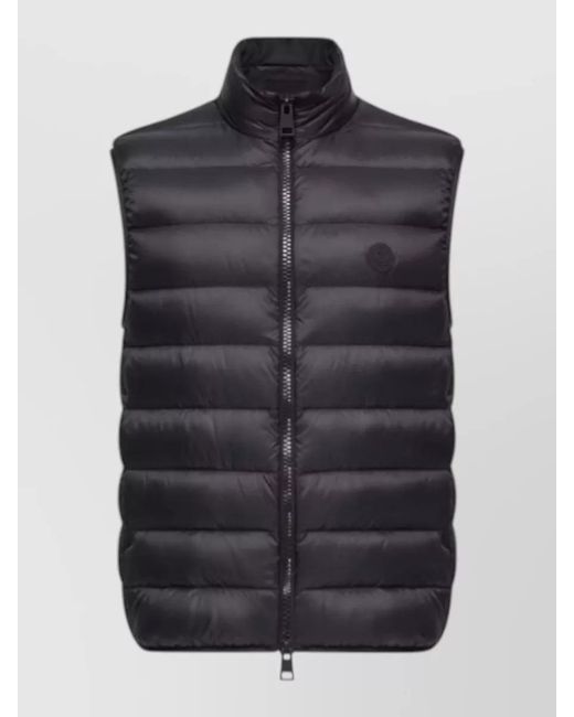 Moncler Black Down Puffer Vest for men