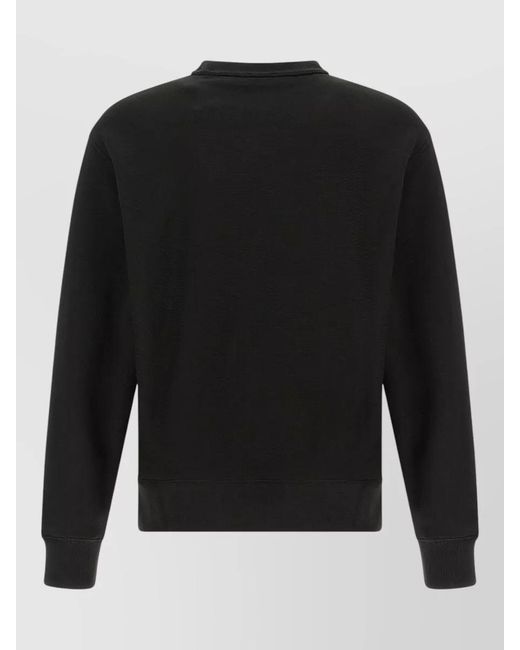 KENZO Black Jumping Tiger Embellished V Neck Sweater for men