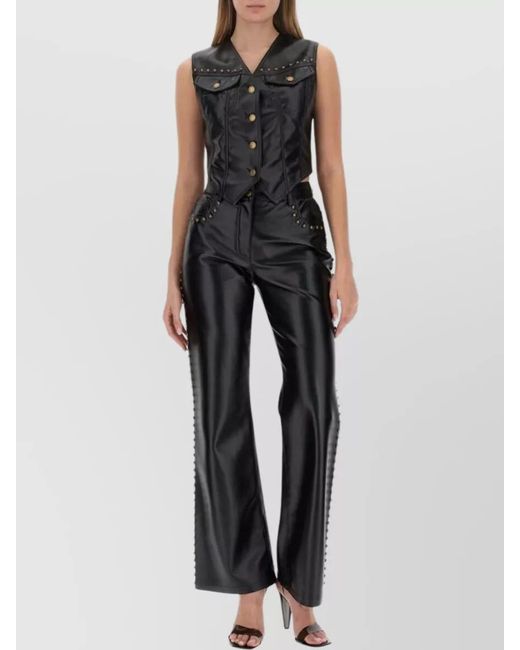 Moschino Black Buttoned Vest