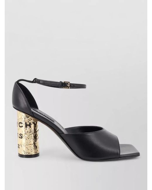 Givenchy Multicolor Leather Sandals Tape Heel Paris 1952