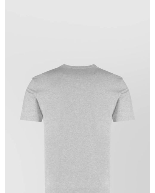 Palm Angels Gray Cotton Crew Neck Short Sleeve T-Shirts for men