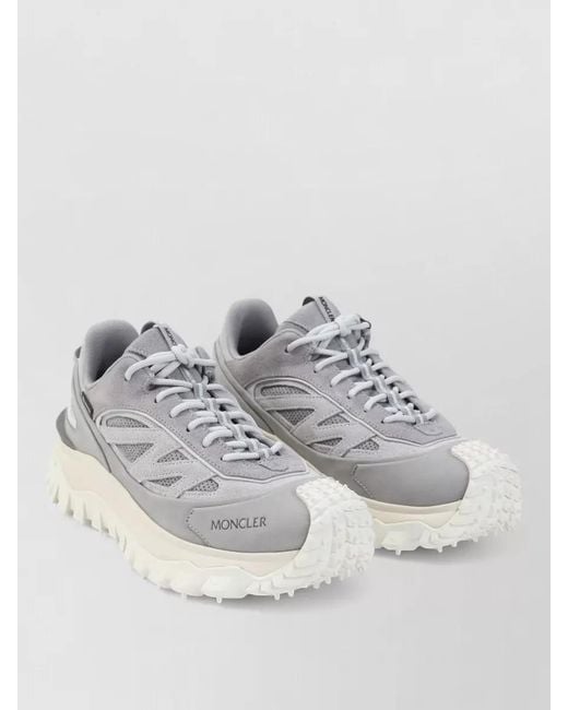 Moncler Gray Apex Craft Gtx Trailgrip Performance Sneakers for men