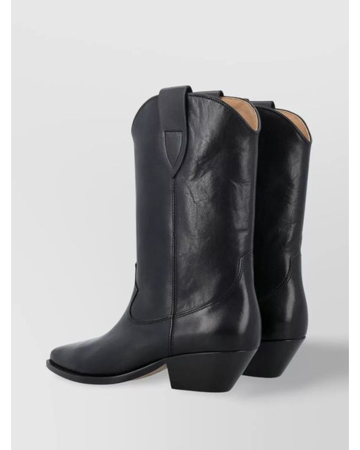 Isabel Marant Black Duerto Heeled Boots