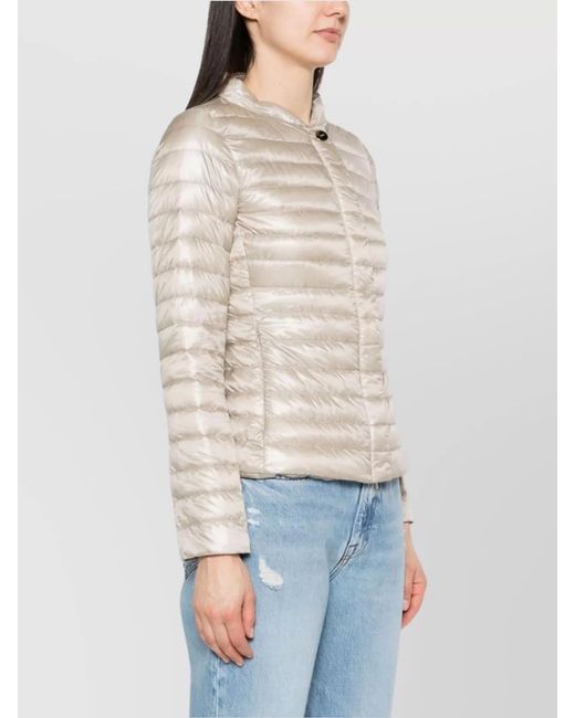 Herno Natural Down Quilted Short Puffer Jacket