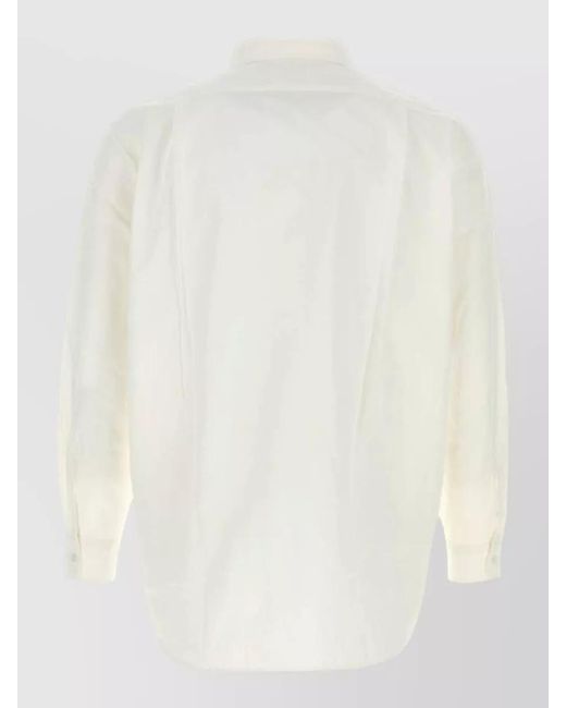 Nanamica Natural Cotton Blend Oversize Shirt Chest Pocket