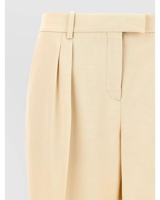 Tom Ford Natural Silk Tailored Trousers