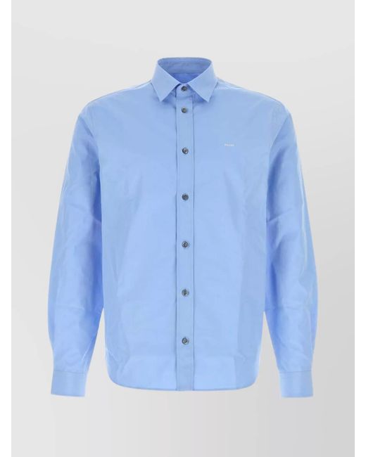 Prada Blue Casual Shirts for men