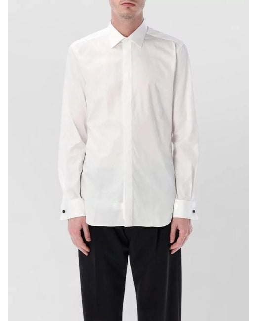 Xacus White Ceremony Shirt Tailor Fit Cufflinks for men