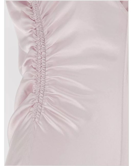 Sportmax Pink Polyester Katia Midi Dress