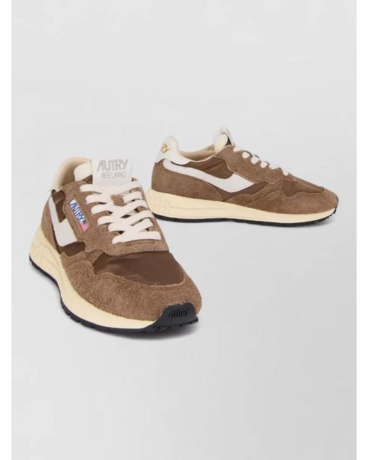 Autry Multicolor Suede Sneakers Modern Design Rubber Sole