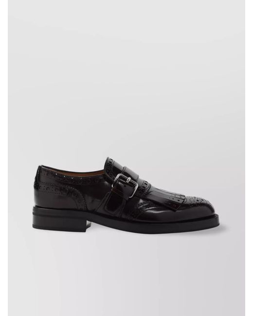 Church's Black Leather Brogue Loafers