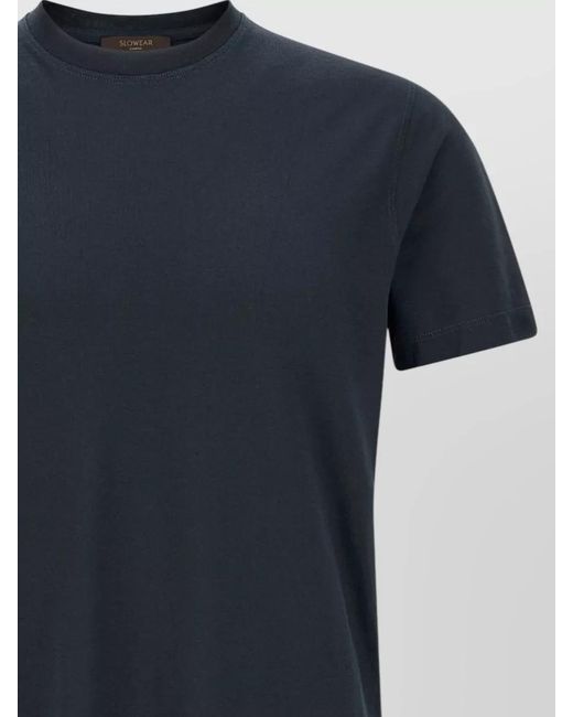 Zanone Blue Ice Cotton T-Shirt for men