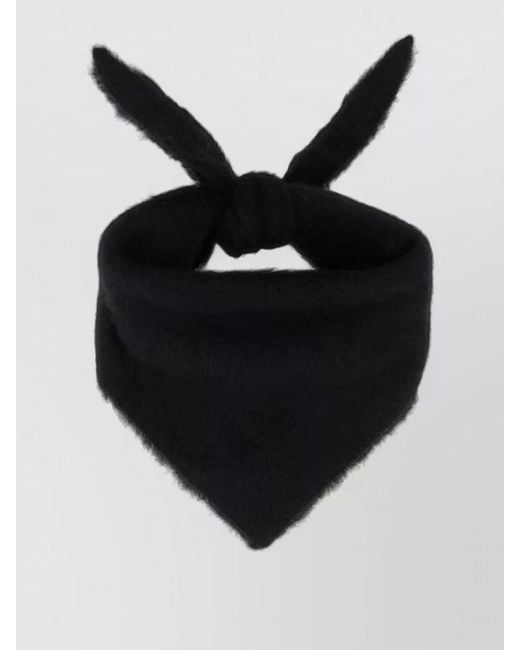 Uma Wang Black Triangle Scarf