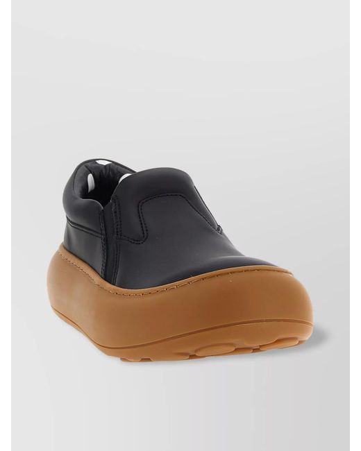 Moschino Multicolor Leather Slip-On Sneakers