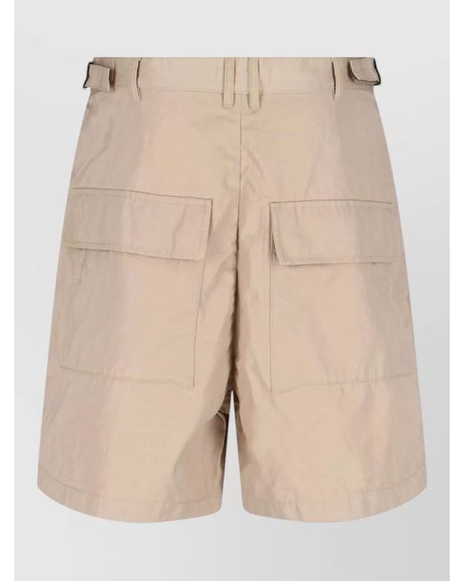 Entire studios Natural Straight Knee-Length Shorts