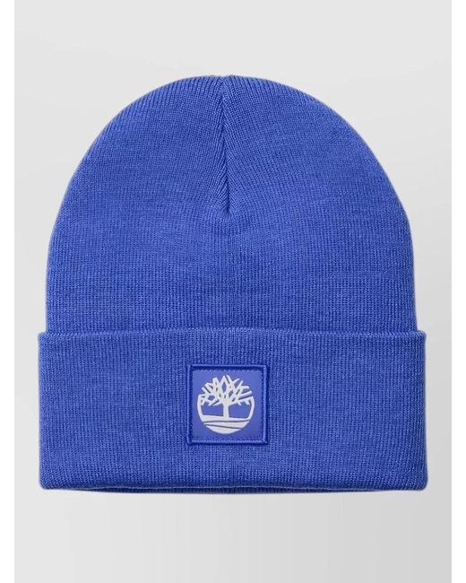 Timberland Blue Silk Beanie for men