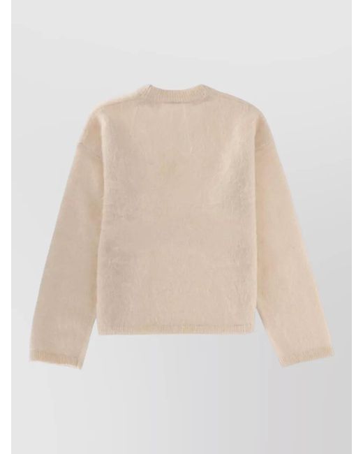THE GARMENT Natural Roma Boyfriend Crew Neck Wool Sweater