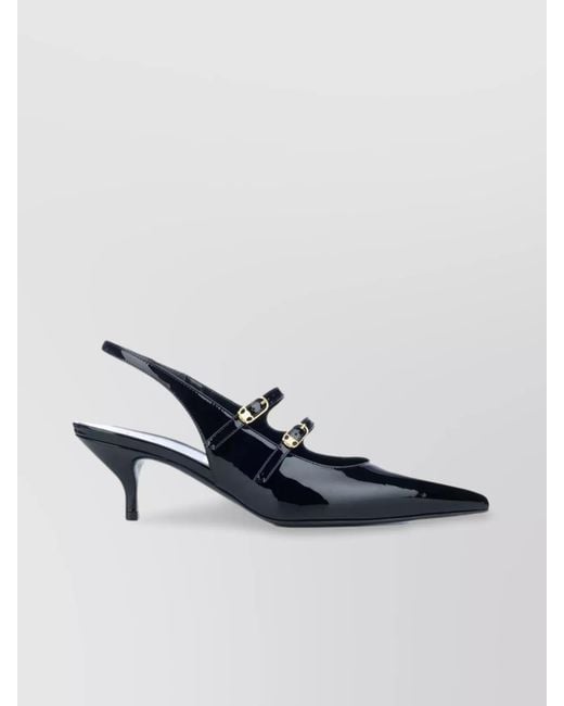 Céline White Leather Pumps