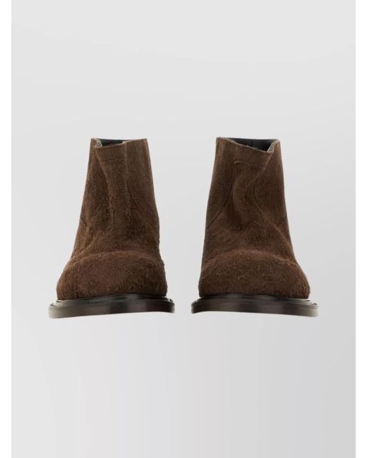 Moschino Brown Leather Olivia Boots